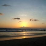 Sunset Kuta beach Bali