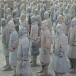 Repaired warriors Terracotta Army Xi'an