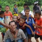 Village fun and games Thailand