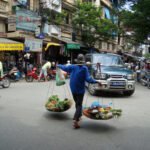 Hanoi street Old City