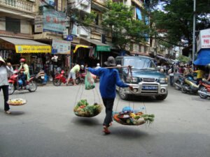 Hanoi street Old City