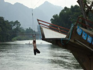 Water slide Vang Vieng