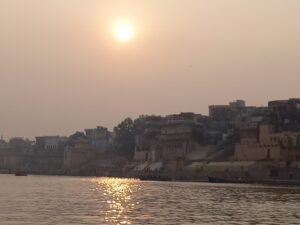 Sun over Varanasi