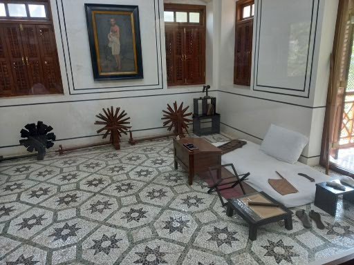 Gandhi's workroom
