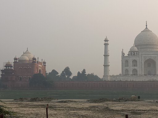 Taj Mahal from across the river