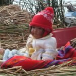 Baby at floating village