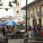 Church flowers and locals