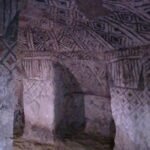 Pillars faces and patterns Segovia