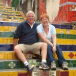 Ron and me on Selaron steps