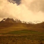 Snowy peaks Puno to Cuzco