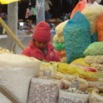 Young girl with popcorn