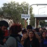 Waiting to get into Bolivia
