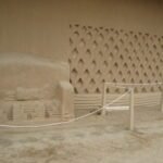 Wall relief depicting fishing nets